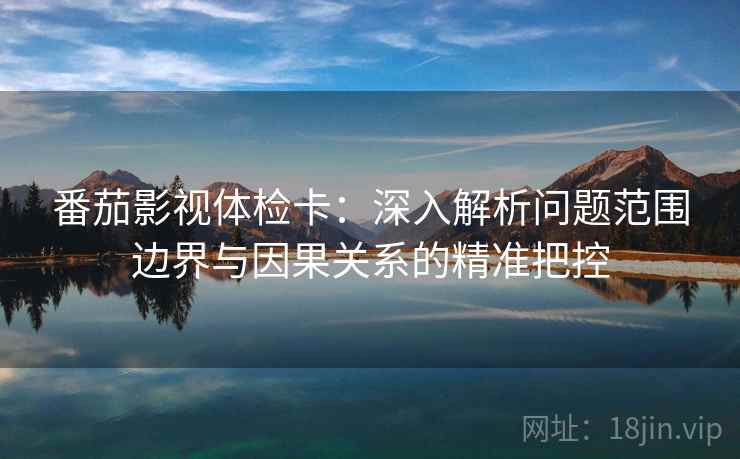 番茄影视体检卡：深入解析问题范围边界与因果关系的精准把控